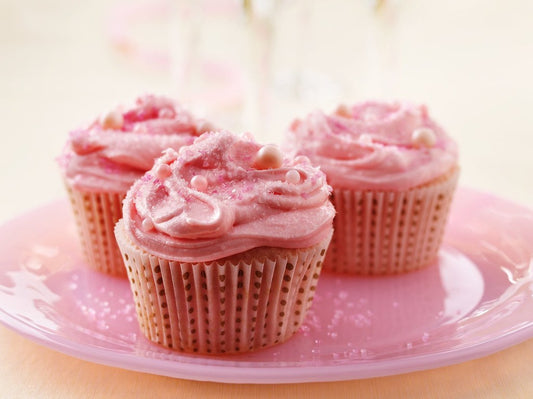 Pink Champagne Cupcakes