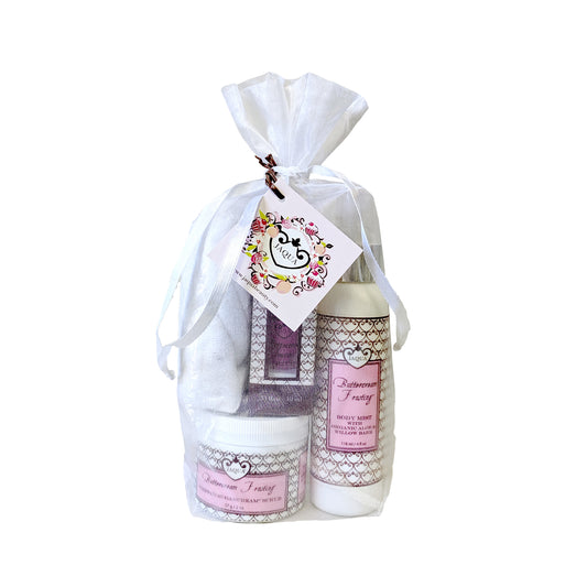 Buttercream Frosting Gift Bag Scrub Perfume Body Mist